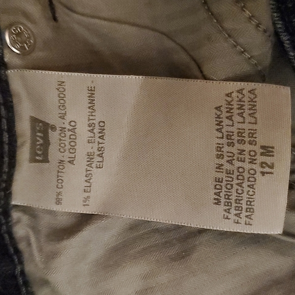 Levi's San Francisco Slight Curve Classic Straight Leg Women's Jeans - Size 12M - Picture 9 of 13